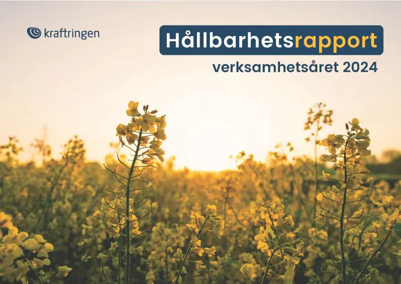 En ny hållbarhetsrapport finns nu publicerad på Kraftringens webbplats! Under 2024 togs ytterligare steg framåt i Kraftringens hållbarhetsarbete. Bland annat lanserades Kraftringens gröna obligationer och Mark- och miljödomstolen gav klartecken för en möjlig utbyggnad av ytterligare ett kraftvärmeverk i Örtofta.