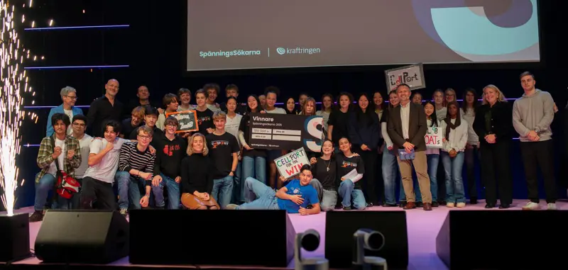 Bidraget från CellPort från BMSL-skolan i Lund vann finalen i årets Spänningssökarna. I juryn satt bland andra Kraftringens vd och koncernchef Sezgin Kadir och bordtennisproffset Truls Möregårdh.