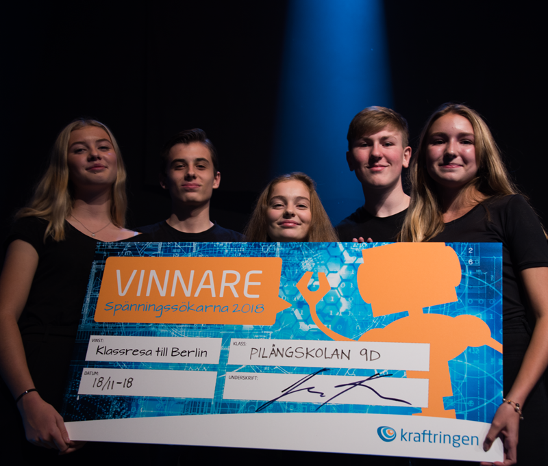 Pilängskolan 9D vann 2018 års final av Spänningssökarna!