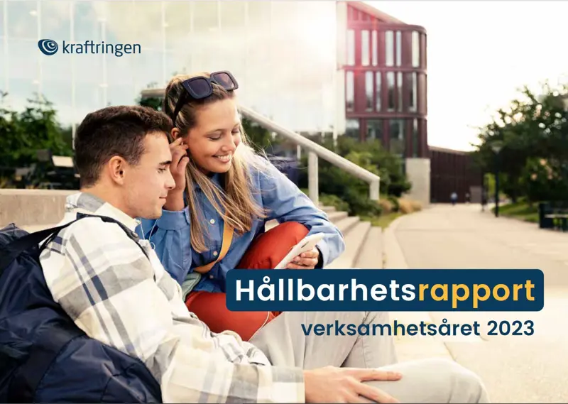 Hållbarhetsarbetet för det gångna året har nu sammanställts i Kraftringens hållbarhetsrapport för 2023. Under 2023 togs ytterligare kliv framåt i Kraftringens hållbarhetsarbete, bland annat genom lanseringen av företagsportalen Kraftringen Omni, att EPD:er togs fram även för fjärrkyla och el samt att 110 000 nya smarta mätare nu gör att kunder enklare skall kunna följa sin energiförbrukning.