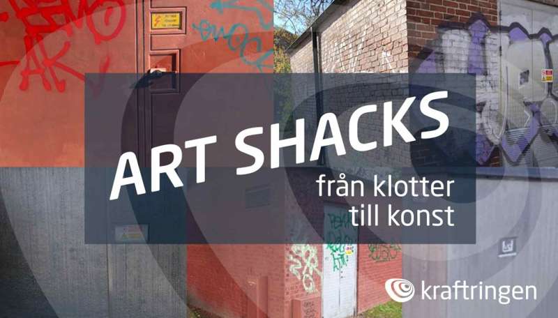 Våra duktiga vinnare i Art Shacks-projektet har snart målat klart de fem nätstationer med unika och kreativa motiv - och det ska vi så klart fira! Invigningen sker tillsammans med Kraftringens VD Sezgin Kadir.