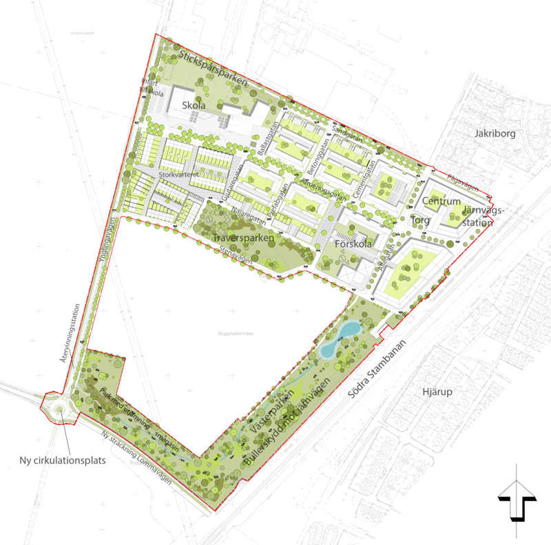 Hjärup Västerstad i Staffanstorp kommer att bli en hållbar och tät kvartersstad med cirka 1300 nya bostäder, ett nytt centrum med matbutik, verksamhetslokaler, skolor och idrottshall. Energilösningarna i Hjärup Västerstad kommer att optimeras så att de ger kunden komfort, enkelhet och kostnadseffektivitet.
