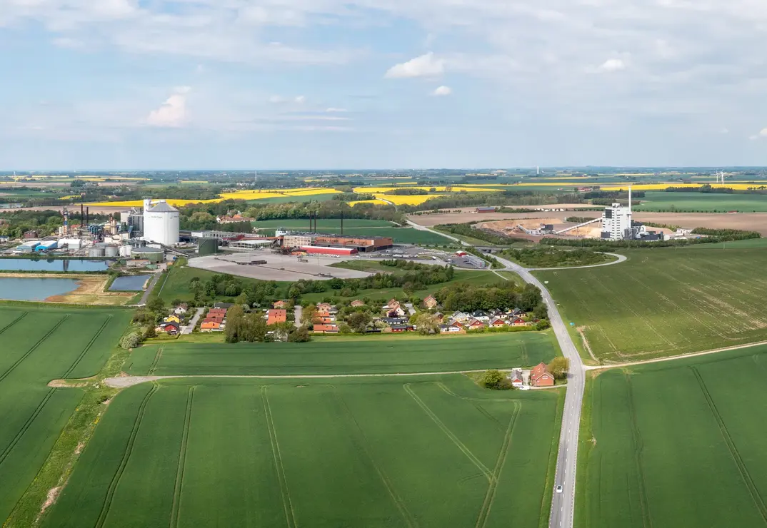 Nordic Sugars sockerbruk och Kraftringens kraftvärmeverk i Örtofta