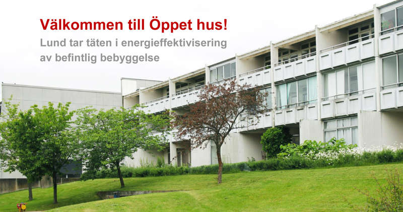 Den 16 juni bjuder Kraftringen tillsammans med Lunds kommun, Lunds Kommuns Fastighets AB och IVL Svenska Miljöinstitutet in till en förmiddag i energieffektiviseringens tecken.