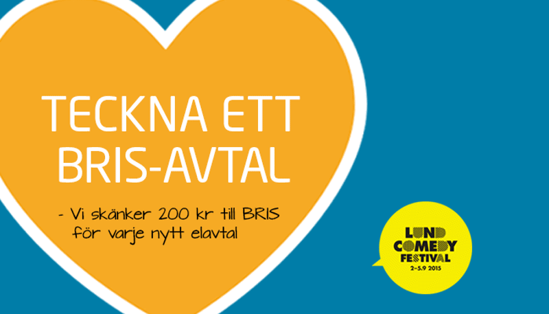 Kraftringen sprider positiv energi på Lund Comedy Festival