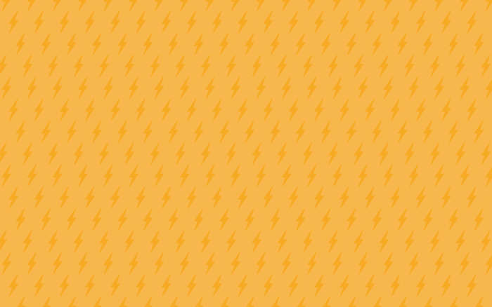 Illustration med orange bakgrund och spänningspilar